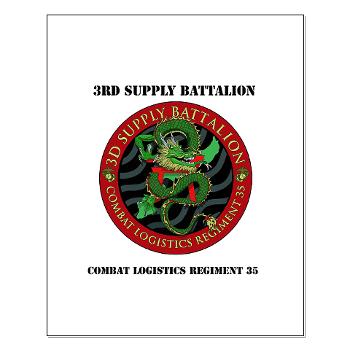 3SB - M01 - 02 - 3rd Supply Battalion with Text - Small Poster